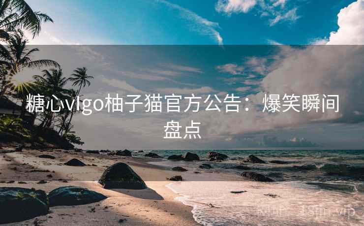 糖心vIgo柚子猫官方公告:爆笑瞬间盘点